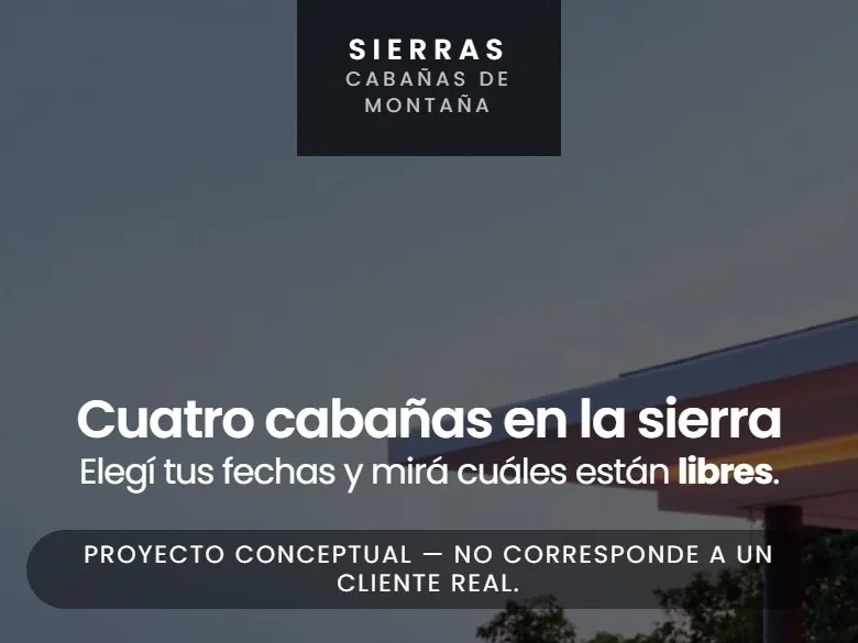 Concepto de reservas visto en un teléfono