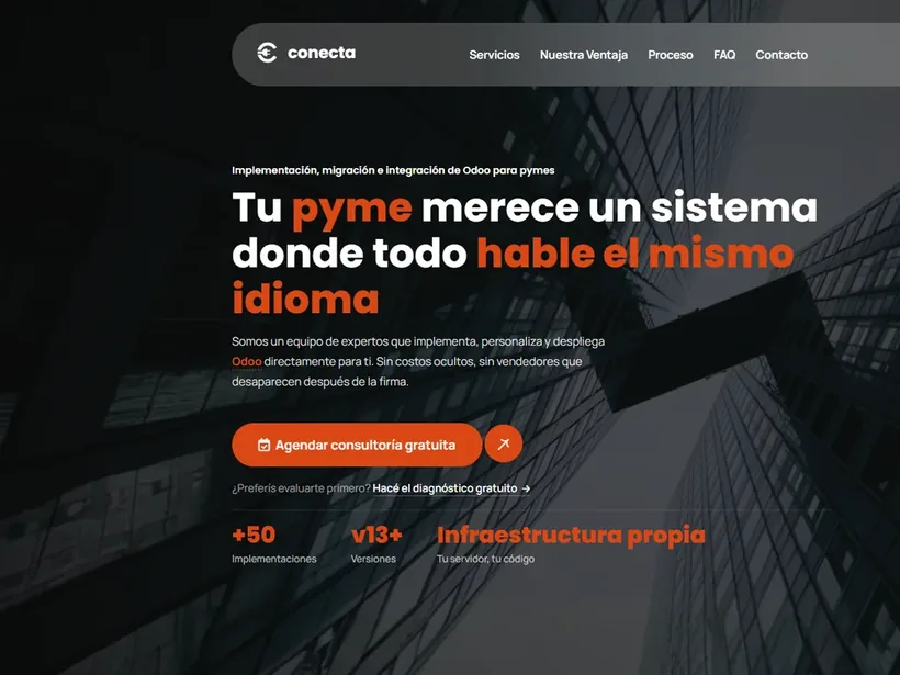 Sitio web de Conecta