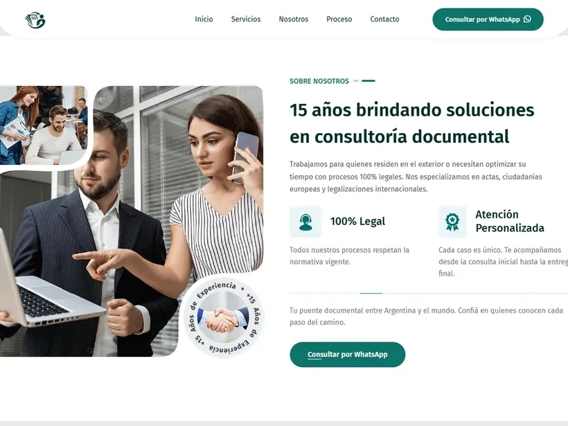 Sitio web de Documentos y Gestiones